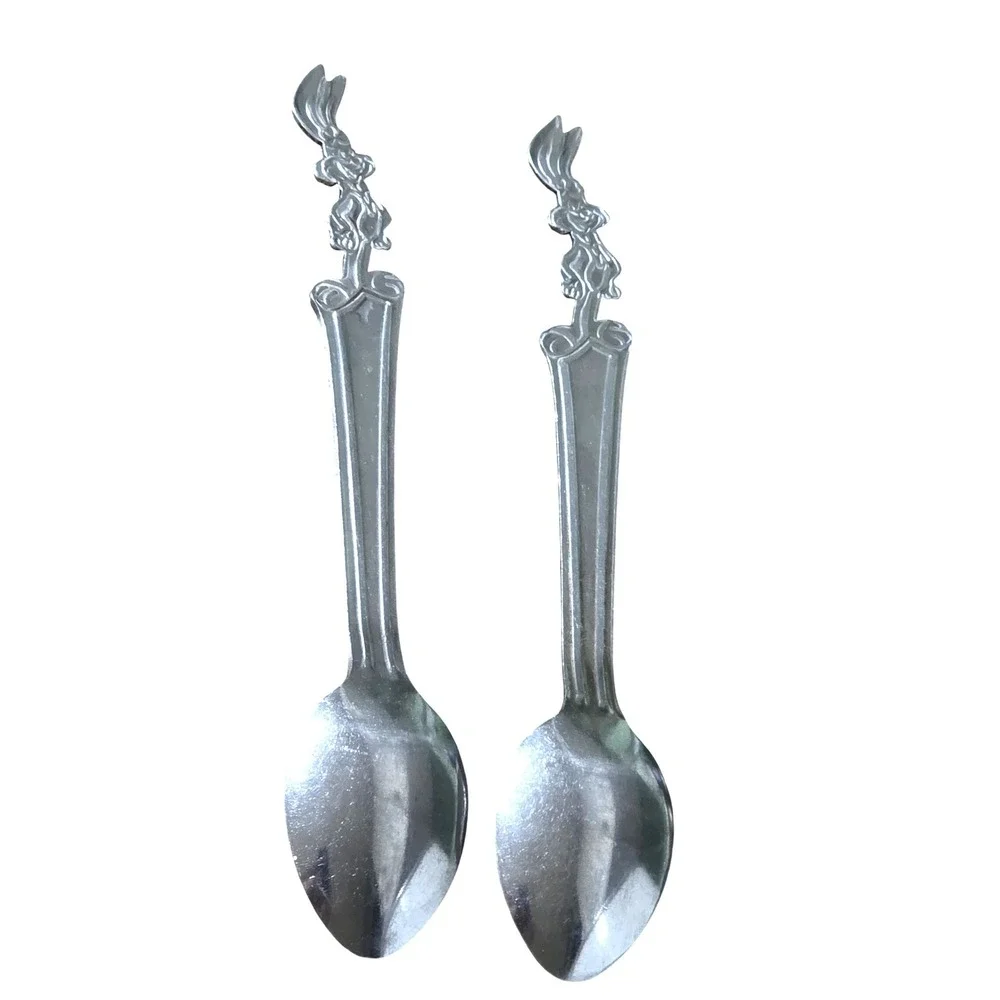 Vintage Nestle Quik‎ Bunny Spoon Stainless 7.5